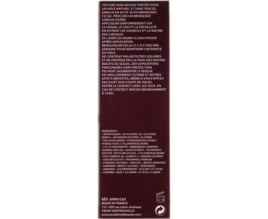 Гель-автозагар Academie Bronz'Express Face Tinted Self Tanning Gel, 75 ml, фото _ab__is.image_number.default