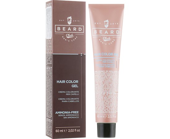 Гель-крем для волос для мужчин Kay Pro Beard Club Hair Color Gel, 60 ml, изображение 2