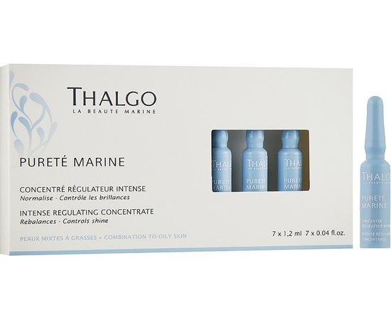 Концентрат интенсивный регулирующий Thalgo Controlamine, 7x1,2 ml, изображение 2 Концентрат интенсивный регулирующий Thalgo Controlamine, 7x1,2 ml, изображение 2