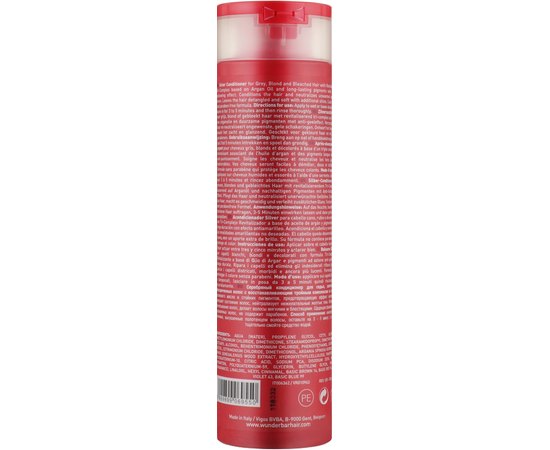Wunderbar Color Protection Silver Conditioner - Кондиціонер-захист для сивого, освітлення та фарбованого волосся, фото _ab__is.image_number.default