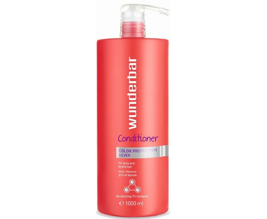 Wunderbar Color Protection Silver Conditioner - Кондиціонер-захист для сивого, освітлення та фарбованого волосся, фото _ab__is.image_number.default
