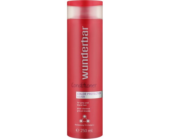 Wunderbar Color Protection Silver Conditioner - Кондиціонер-захист для сивого, освітлення та фарбованого волосся, фото 
