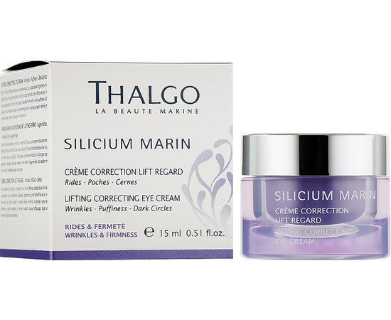 Крем для глаз лифтинговый корректирующий Thalgo Silicium Marin Lifting Correcting Eye Cream, 15 ml, изображение 2