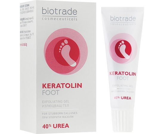 Крем для ног с мочевиной 40% Biotrade Keratolin Foot, 15 ml, изображение 2