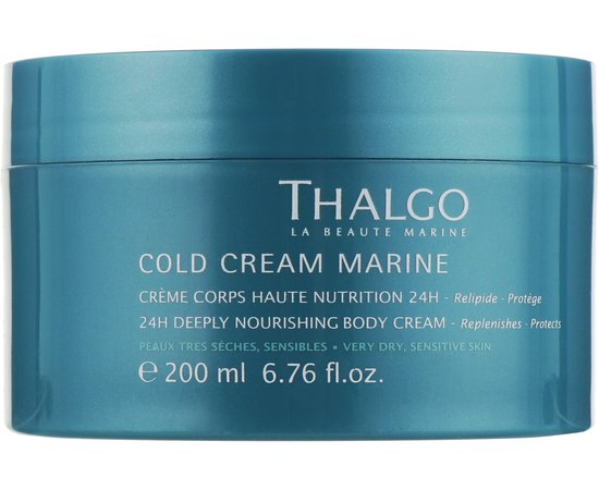 Thalgo Cold Cream Marine Deeply Nourishing Body Cream Інтенсивний живильний крем для тіла, 200 мл, фото 