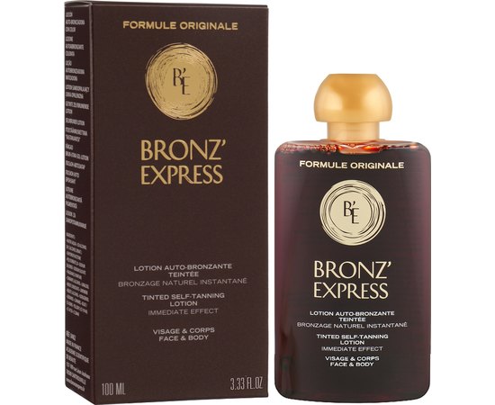 Лосьон-автозагар лицо/тело Academie Bronz'Express Face and Body Tinted Lotion, 100 ml, изображение 2