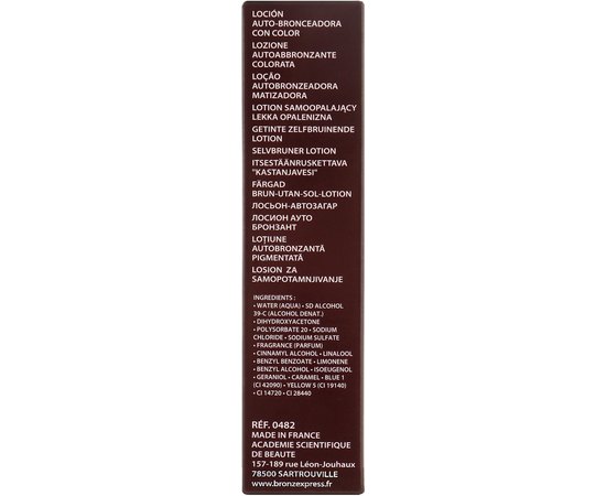 Лосьон-автозагар лицо/тело Academie Bronz'Express Face and Body Tinted Lotion, 100 ml, изображение 3