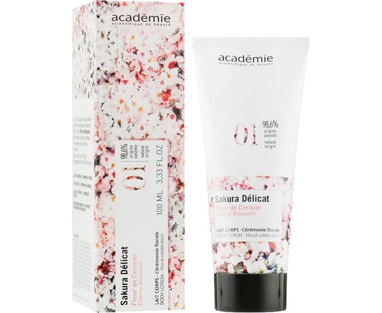 Лосьон для тела Цветочная фантазия Academie Body Lotion Floral Celebration, 100 ml, изображение 2