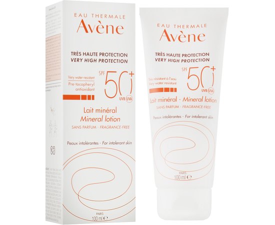 Avene Sun Very High Protection Mineral Lotion SPF 50+ Лосьйон сонцезахисний мінеральний, 100 мл, фото _ab__is.image_number.default