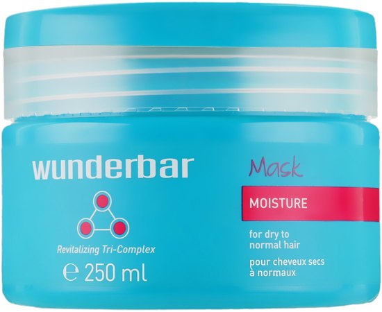 Wunderbar Color Moisture Mask - Маска-зволоження для забарвлених, нормальних і сухих волосся, 250 мл, фото 