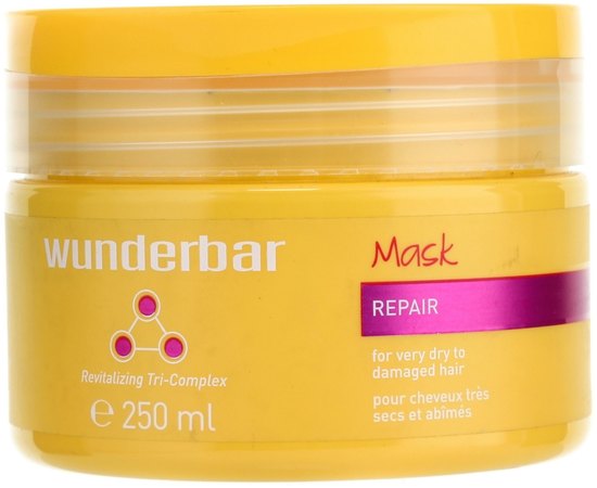 Маска-восстановление для ослабленных поврежденных волос Wunderbar Color Repair Mask, 250 ml