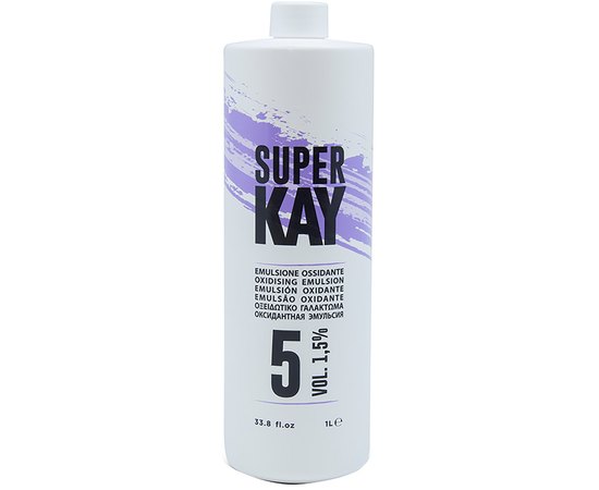 Kay Pro Super Kay Oxidising Emulsiom 5 Vol (1,5%) Окислювальна емульсія 5 Vol (1,5%), 1000 мол, фото 