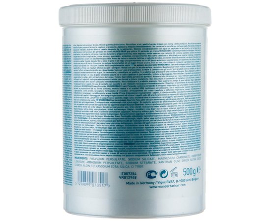 Осветляющая пудра для волос Wunderbar Bleaching Powder, 500 g, изображение 2