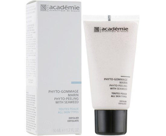 Растительный пилинг с водорослями Academie Phyto-Gommage Marin, 50 ml, изображение 4