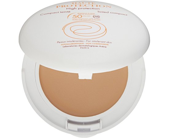 Солнцезащитная крем-пудра SPF50 Avene Solaries Tinted Compact, 10 g, изображение 2