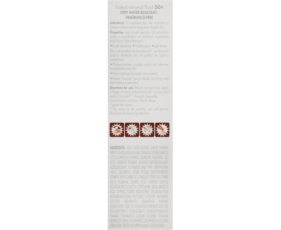 Avene Sun Tinted Mineral Fluid SPF 50+ Сонцезахисний мінеральний флюїд з тонуючим ефектом, 40 мл, фото _ab__is.image_number.default