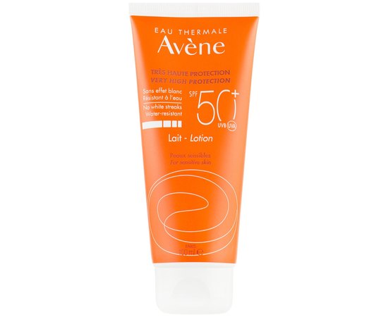 Avene Sun Very High Protection Lotion SPF 50+ Сонцезахисний лосьйон для чутливої шкіри, 100 мл, фото 