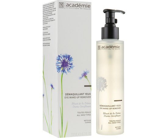 Academie Demaquillant yeux Засіб для демакіяжу очей Дромскій синій волошка, 200 мл, фото _ab__is.image_number.default