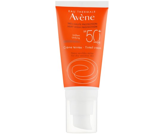 Avene Sun Very High Protection Tinted Cream SPF 50 Сонцезахисний тональний крем, 50 мл, фото 