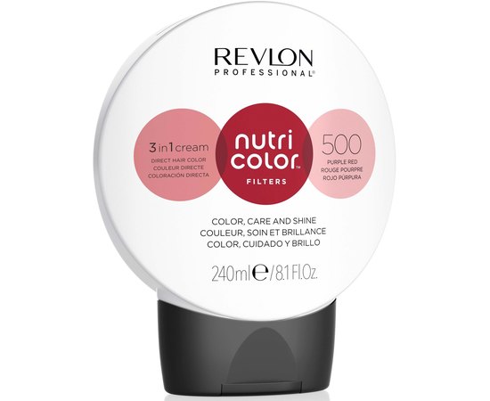 Тонирующий крем-бальзам Revlon Professional Nutri Color Filters 3 in 1 Cream, 240 ml, изображение 3
