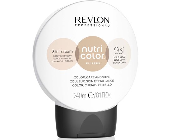 Тонирующий крем-бальзам Revlon Professional Nutri Color Filters 3 in 1 Cream, 240 ml, изображение 4