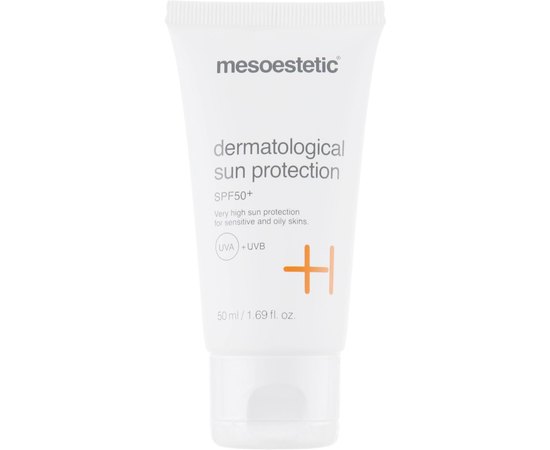 Mesoestetic Dermatological sun protection SPF50 + Дерматологічний крем для захисту від сонця для комбінованої-жирної шкіри, 50 мл, фото 