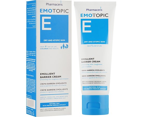 Эмолентный крем успокаивающий смягчающий Pharmaceris E Emotopic Soothing and Softening Body Emollient Cream, 200 ml, изображение 2
