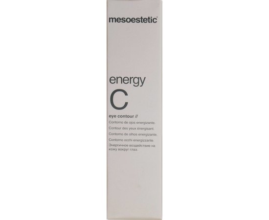 Энергетический крем с витамином C для кожи вокруг глаз Mesoestetic Energy C eye contour, 15 ml, изображение 2