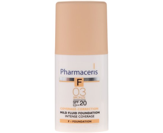 Pharmaceris F Coverage-Correction Mild Fluid Fondation Інтенсивно маскує флюїд, 30мл, фото _ab__is.image_number.default