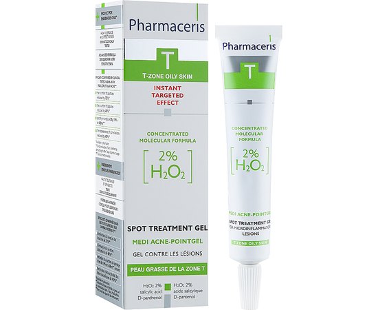 Pharmaceris T 2% H2O2 Medi Acne-Pointgel Гель для точкового лікування мікро запалень з 2% H2O2, 10 мл, фото _ab__is.image_number.default