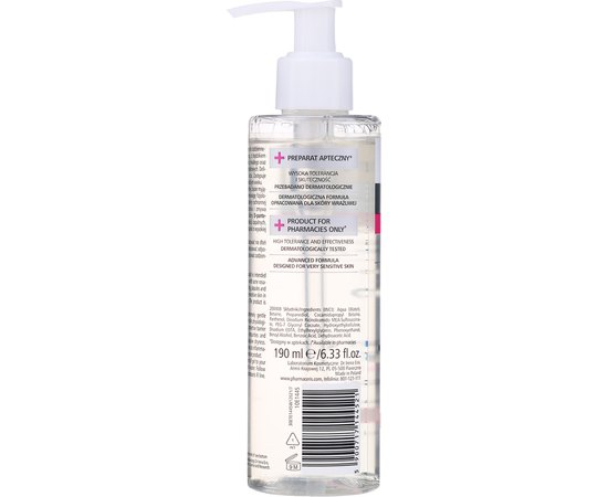 Гель для умывания успокаивающий раздражения Pharmaceris R Puri-Rosalgin Soothing Cleansing Gel, 190 ml, изображение 2
