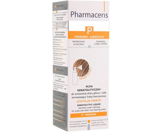 Pharmaceris P Ichtilix-Forte кератолитические рідина для волосистих ділянок тіла і голови з проявами псоріазу, 125 мл, фото _ab__is.image_number.default