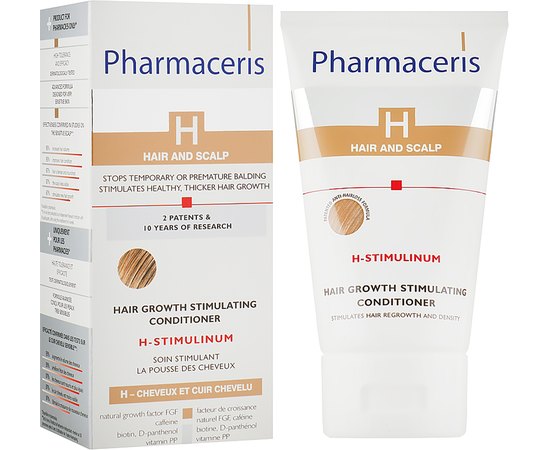 Кондиционер стимулирующий рост волос Pharmaceris H H-Stimulinum Hair Growth Stimulating Conditioner, 150 ml, изображение 2