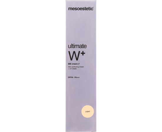 Крем BB SPF50 Mesoestetic Ultimate W+ BB cream, 50 ml, изображение 2