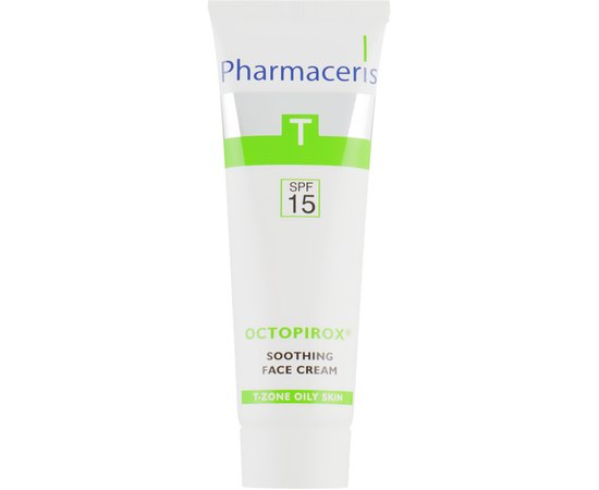 Pharmaceris T Octopirox Soothing Face Cream Крем для обличчя заспокійливий разраженной, 30 мл, фото 