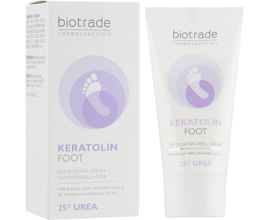 Крем для ног с мочевиной 25% Biotrade Keratolin Foot, 50 ml, изображение 2