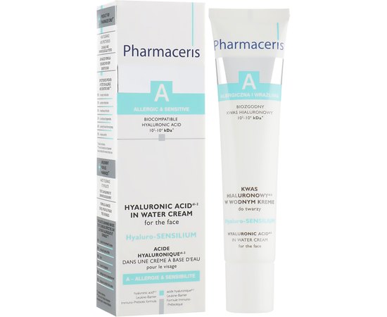 Крем на водной основе с гиалуроновой кислотой Pharmaceris A Hyaluro-Sensilium, 40 ml, изображение 2