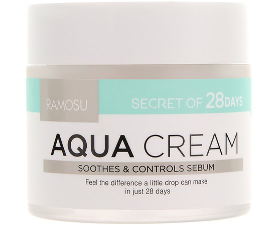Ramosu Aqua Cream Зволожуючий, заспокійливий себорегулірующій крем, 50 мл, фото 