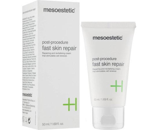 Крем восстанавливающий кожу после процедур Mesoestetic Post procedure fast skin repair, 50 ml