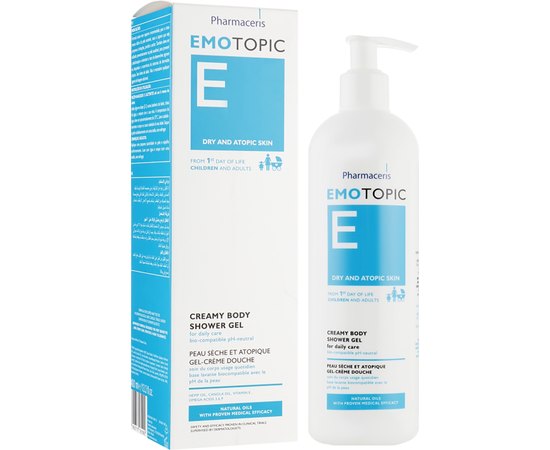 Pharmaceris E Emotopic Creamy Body Shower Gel Кремовий гель для душу, 400 мл, фото _ab__is.image_number.default