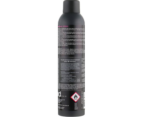 Лак для волос сильной фиксации id Hair ME Hairspray, 300 ml, изображение 2