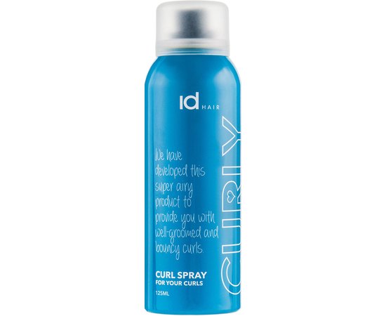 id HAIR Curly Spray Легкий спрей для підтримки природних кучеряшек, 125 мл, фото 