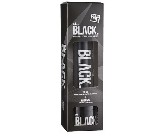 Набір для чоловіків 3 в 1 id Hair Black Professional Line Box, фото 