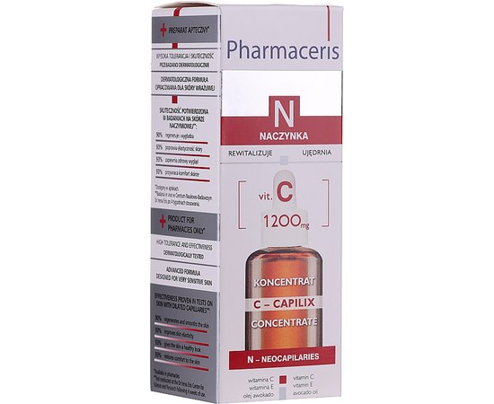 Ночная сыворотка для лица с витамином C Pharmaceris N C - Capilix Serum with Vit. C, 30 ml, изображение 2