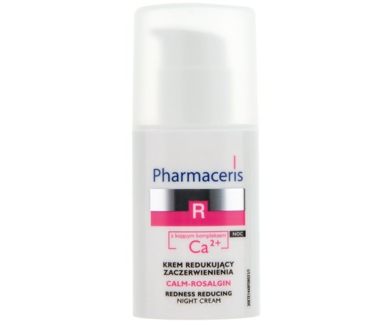 Ночной крем от покраснений на лице Pharmaceris R Night Cream With Soothing, 30 ml