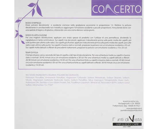 Блакитна знебарвлююча пудра Concerto Blue Bleaching Powder, 450 g, фото _ab__is.image_number.default