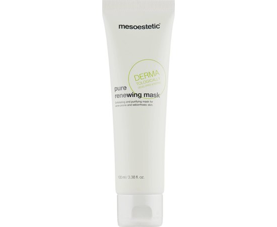 Очищающая маска Mesoestetic ure renewing mask, 100 ml, изображение 4