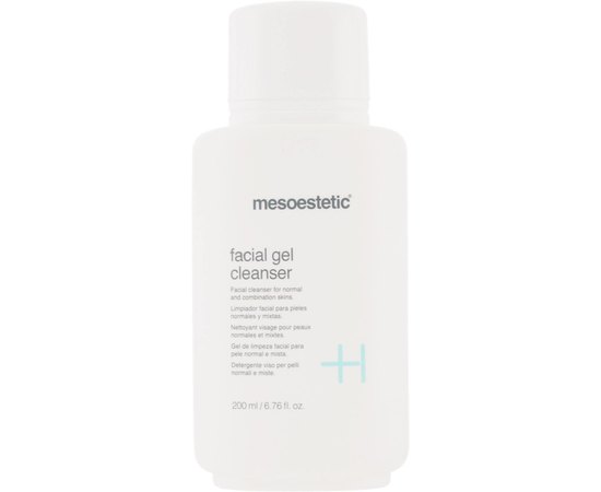 Mesoestetic Facial gel cleanser Очищуючий гель для нормальної та комбінованої шкіри, 200 мл, фото 
