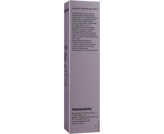 Mesoestetic Ultimate W + whitening spot eraser Освітлюючий коректор, 15 мл, фото _ab__is.image_number.default