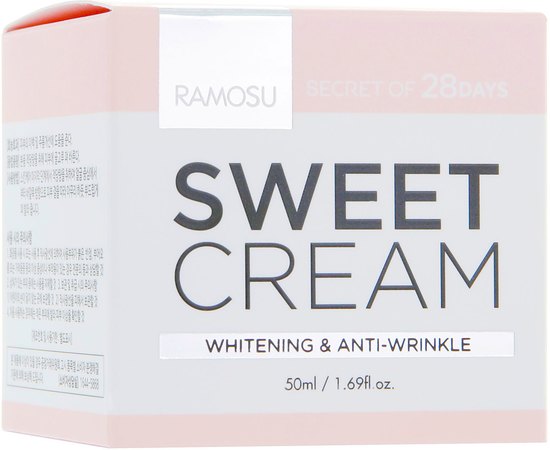 Отбеливающий крем для лица против морщин Ramosu Original Sweet Love Cream, 50 g, изображение 2